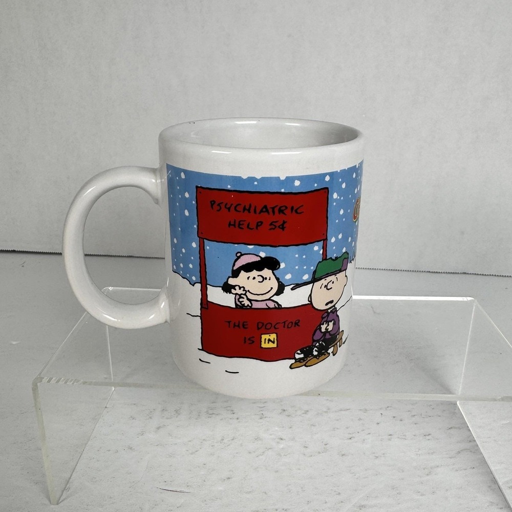 Peanuts Charlie Brown Snoopy Christmas Coffee Mug Galerie 2005 Lucy‎ - Picture 3 of 6
